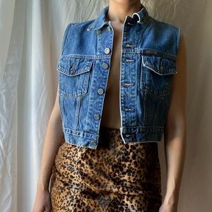 VINTAGE CALVIN KLEIN JEANS DENIM VEST